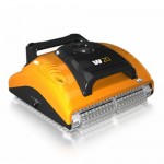 Automatinis baseino valymo robotas Dolphin W20 (dugnas; filtro maišas, PVC šepečiai, vežimėlis, nuotolinio valdymo pultas) sekliems baseinams