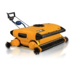 Baseino valymo robotas Dolphin WAVE 300 XL (dugnas; filtrų maišai, dvigubi šepečiai, vežimėlis, nuotolinio valdymo pultas)