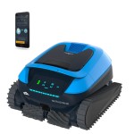 Belaidis baseino valymo robotas Dolphin EON 100 (dugnas, sienos ir vandens linija; monoblokinis filtro krepšelis, PVC šepečiai, programėlė)